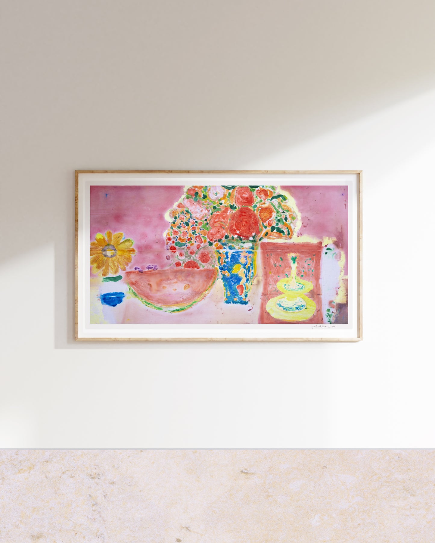 SunFlower Melon by Jakob Steen — signed limited-edition UV art print.