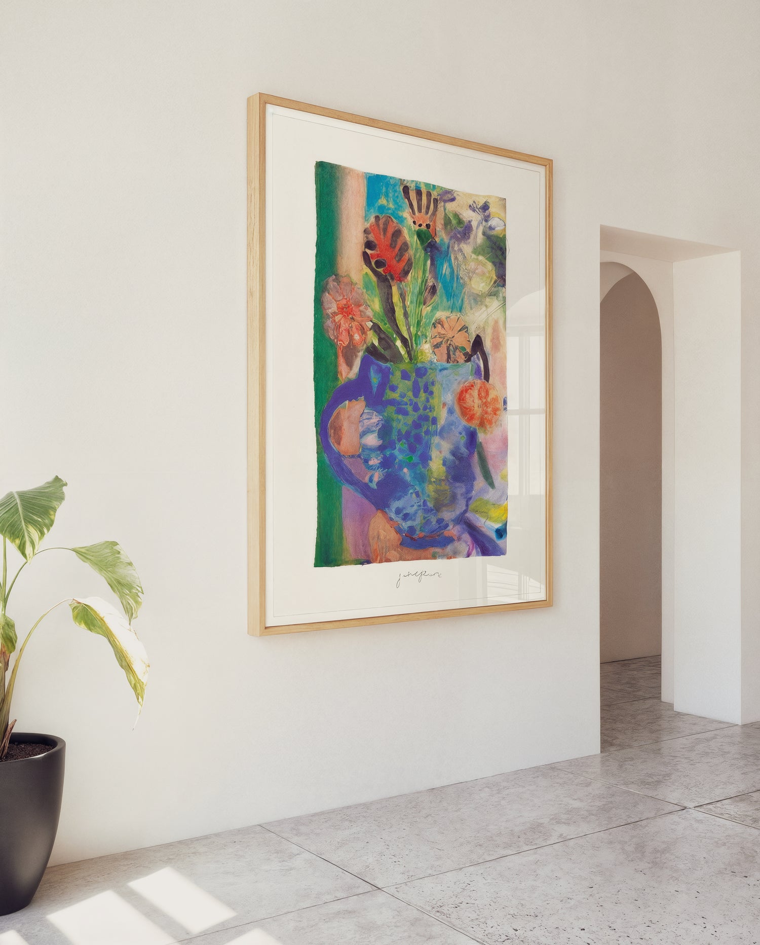 Cup Of Plants by Jakob Steen — signed limited-edition UV art print.