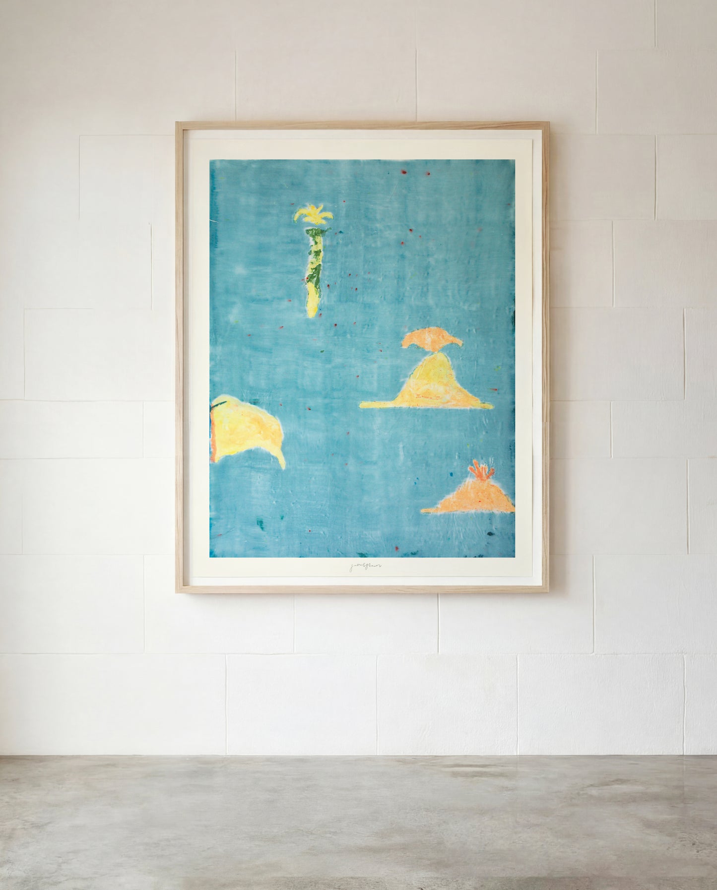 Islands by Jakob Steen — signed limited-edition UV art print.